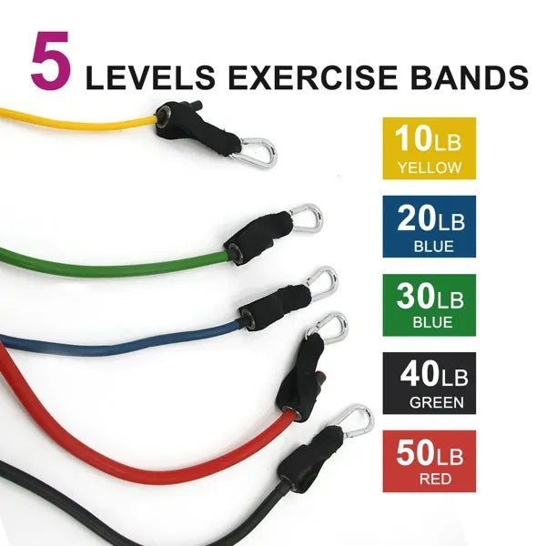 5 PC Set Resistance Band Resistance Bands, Exercise Bands, Exercise Resistance Bands, Exercise