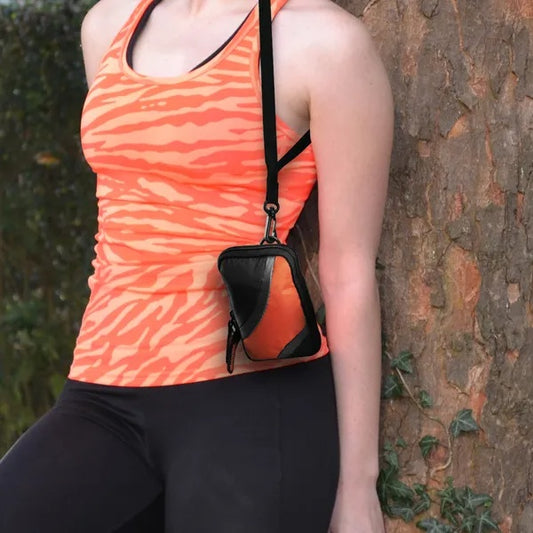 Case Logic Small Size Case With Armband  Black&Orange Color