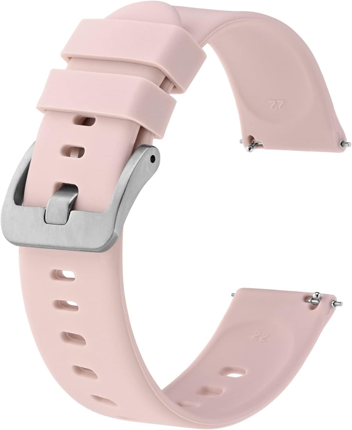 Smartwatch Accessories,Silicone Watch Bands, Slim Watch Straps With Quick Release, 22mm